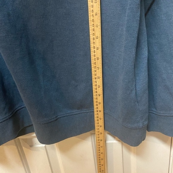 Van Heusen Mens Pullover Sweater Blue 1/4 Zip Mock Neck Size XL. - Picture 5 of 8